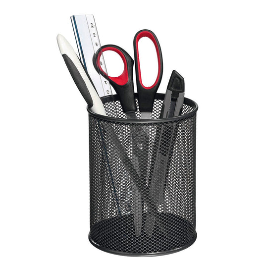Zeller Stiftehalter Meshline anthrazit Metall, lackiert 11,0 x 11,0 x 13,6 cm | 70101