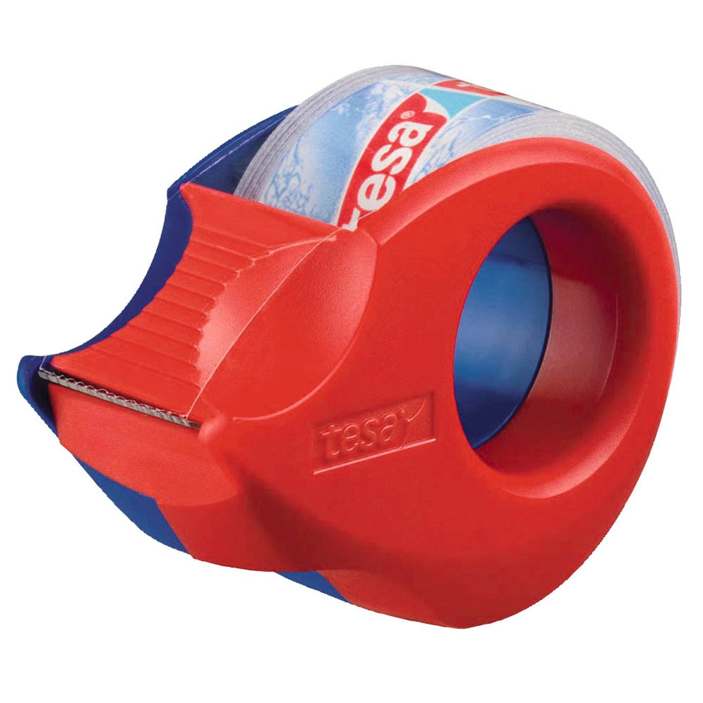 tesa Klebefilmabroller Mini-Abroller rot/blau | 57858-00000-03