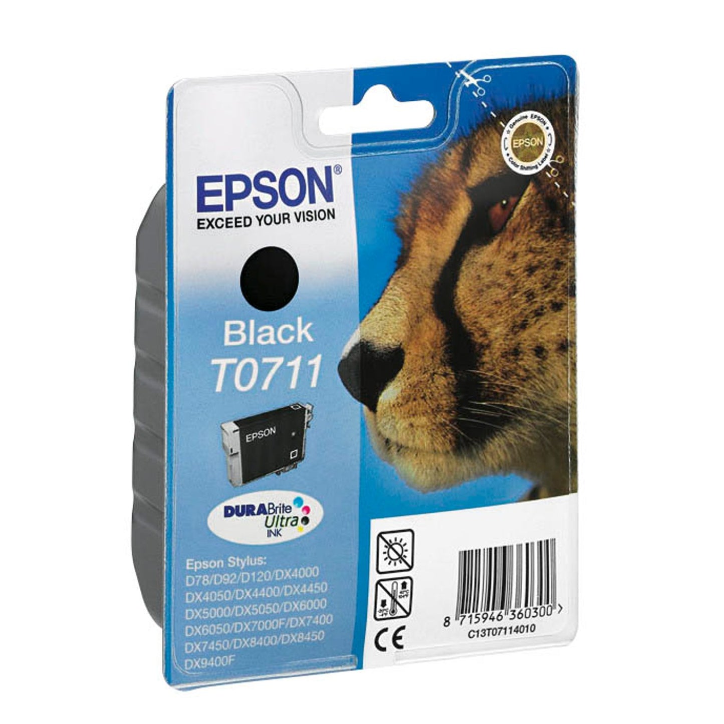 EPSON T0711 schwarz Druckerpatrone | C13T07114012