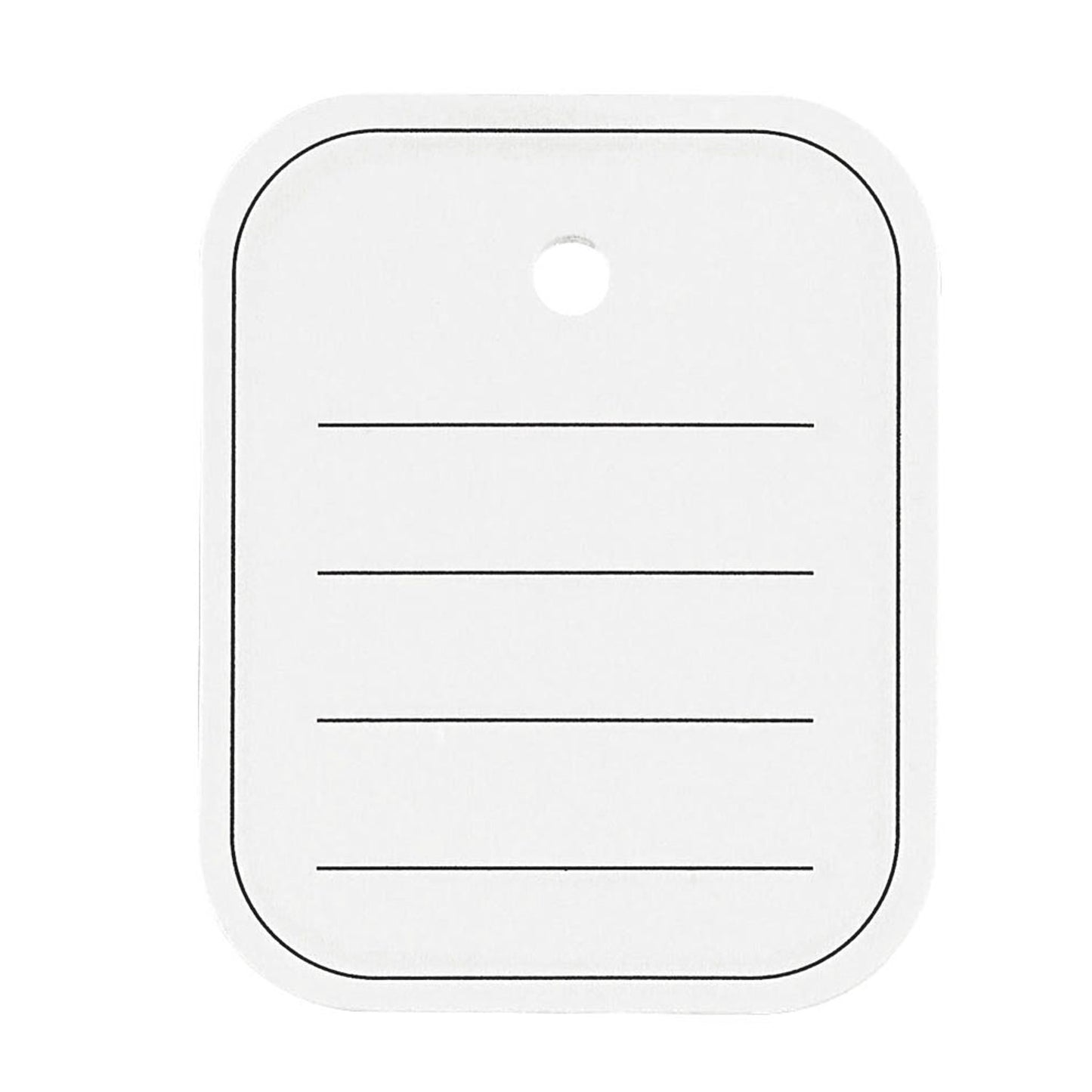 SIGEL Hängeetiketten weiß 40,0 x 50,0 mm liniert | ZB350 | 1 Pack = 500 St.