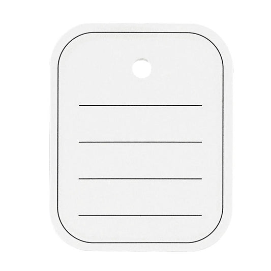 SIGEL Hängeetiketten weiß 40,0 x 50,0 mm liniert | ZB350 | 1 Pack = 500 St.