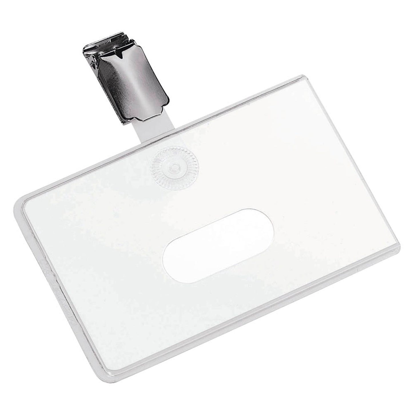 DURABLE Namensschilder mit Clip 9,0 x 5,4 cm | 811319 | 1 Pack = 25 St.