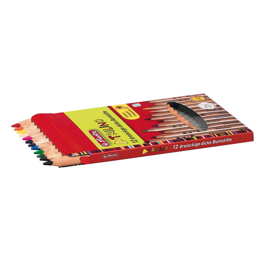 herlitz Trilino Buntstifte farbsortiert | 300000630 | 1 Pack = 12 St.