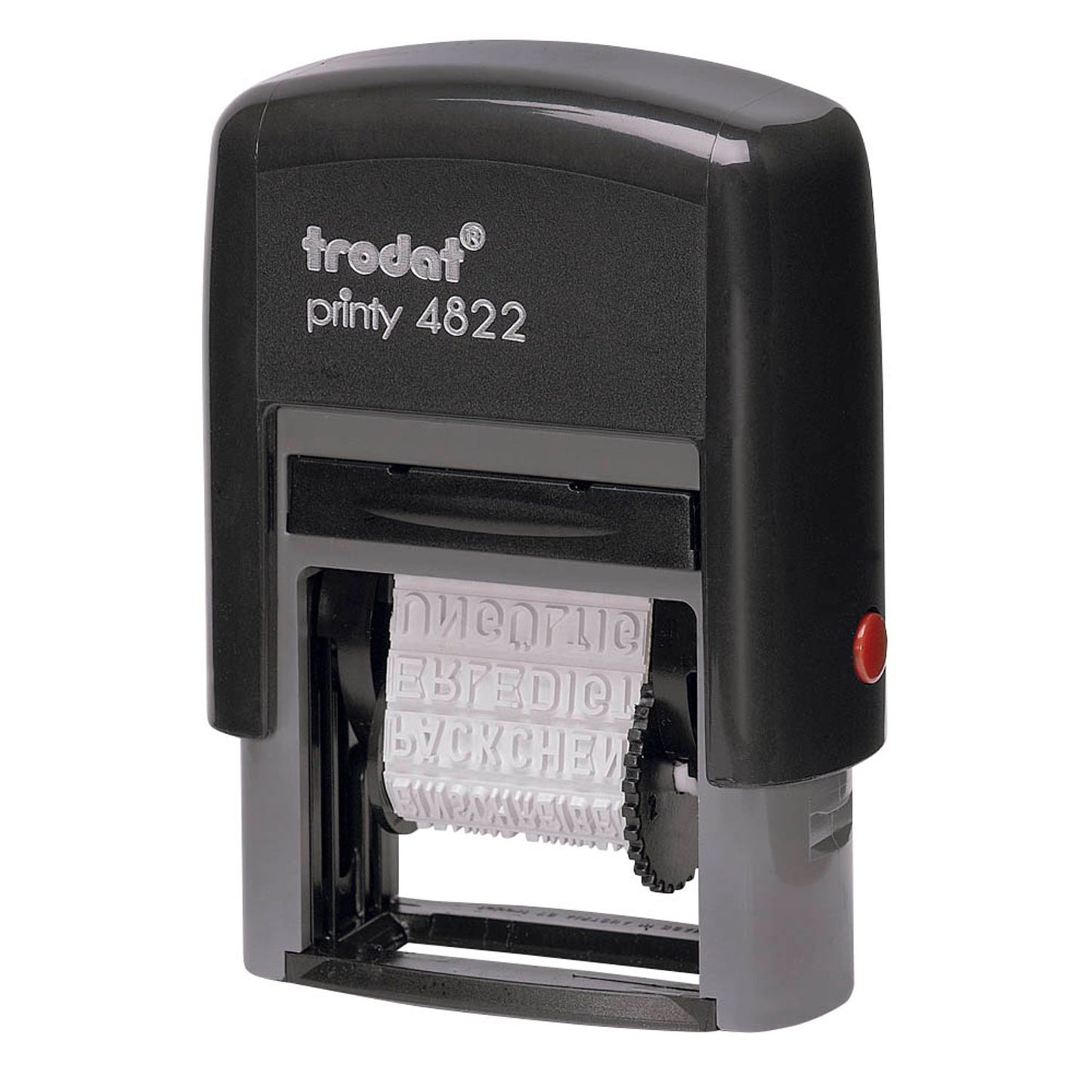 trodat Textstempel printy 4822 selbstfärbend schwarz | 499483