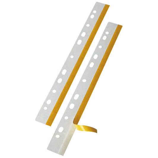 VELOFLEX Heftstreifen, selbstklebend HEFTFIX® DIN A4 transparent Kunststoff | 2001100 | 1 Pack = 50 St.