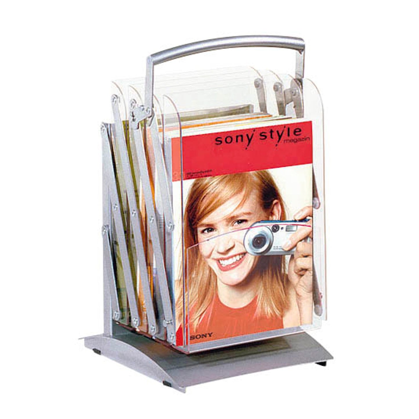 Kerkmann Prospektständer tec-art Folder silber DIN A4, 1/3 DIN A4 | 41699114