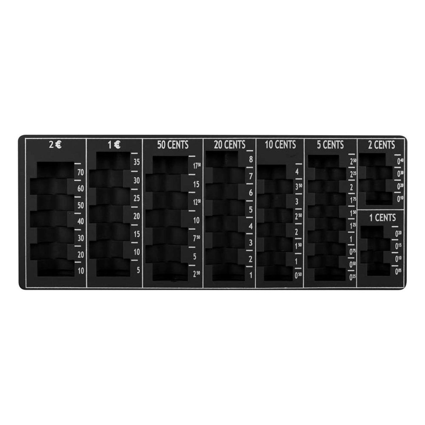 pavo Zählbrett EURO 12 inch schwarz Kunststoff-Gehäuse | 8041077