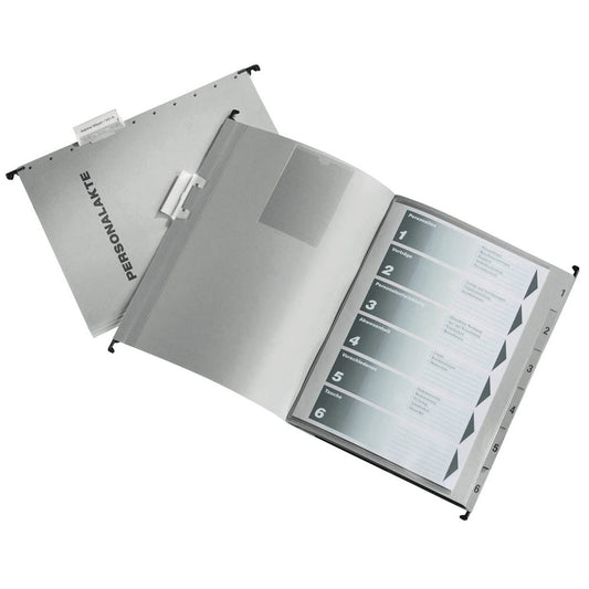 LEITZ Personalmappen Personalakte grau | 300410085