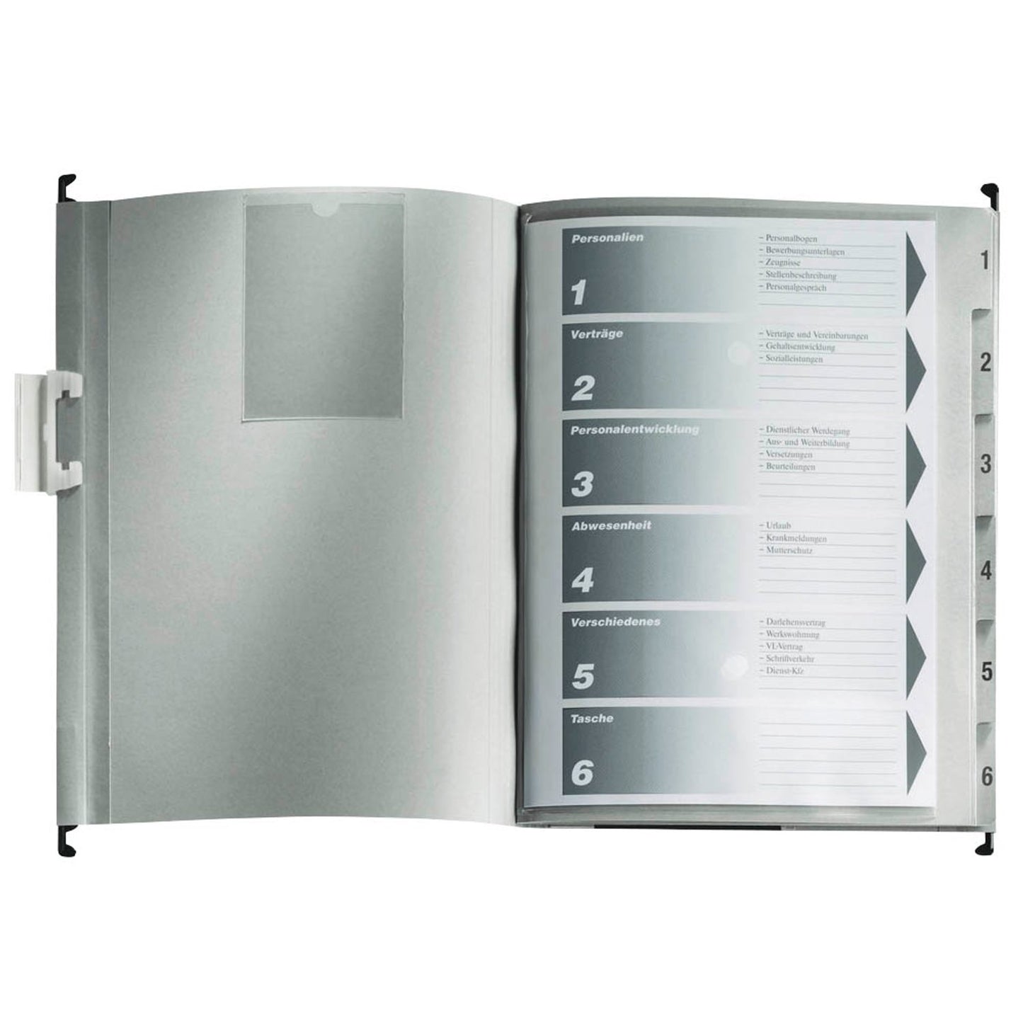 LEITZ Personalmappen Personalakte grau | 300410085