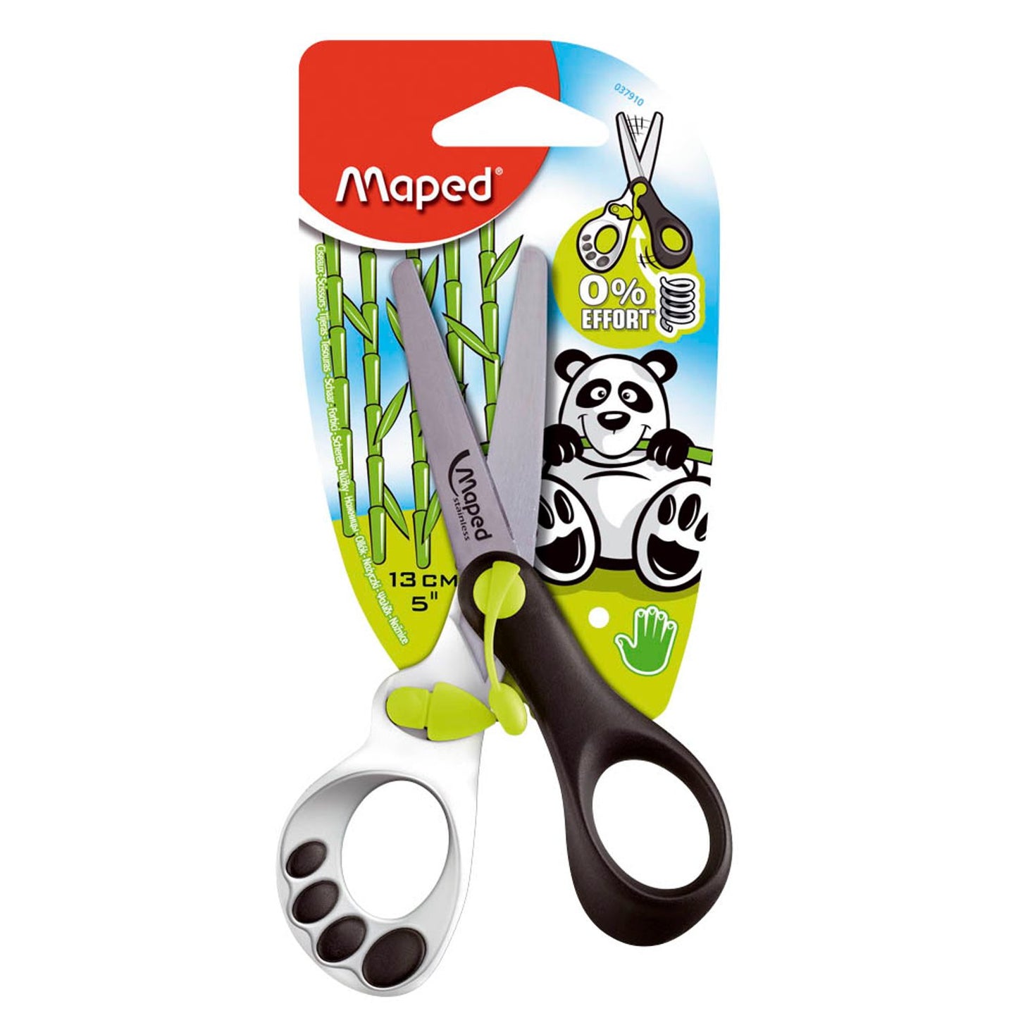 maped Kinderschere Koopy schwarz-weiß 13,0 cm | 37910