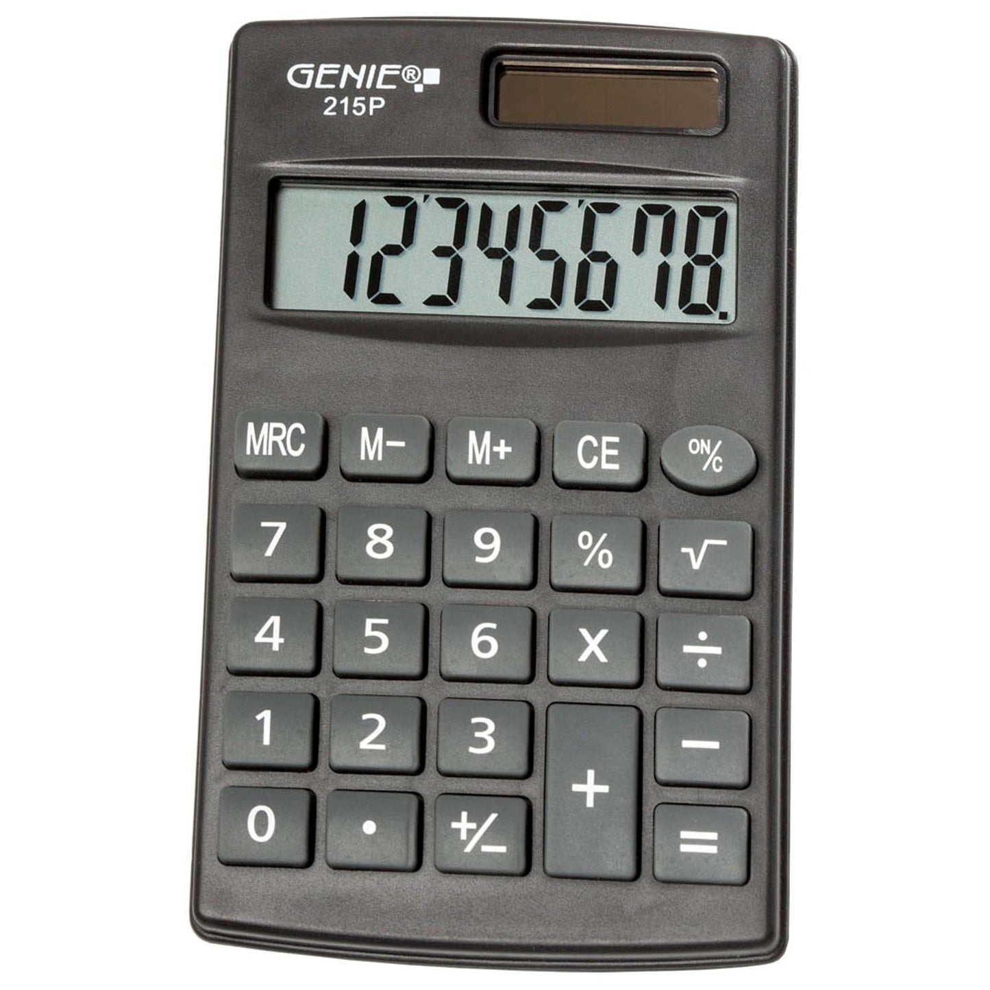 GENIE 215 P Taschenrechner schwarz | 12630