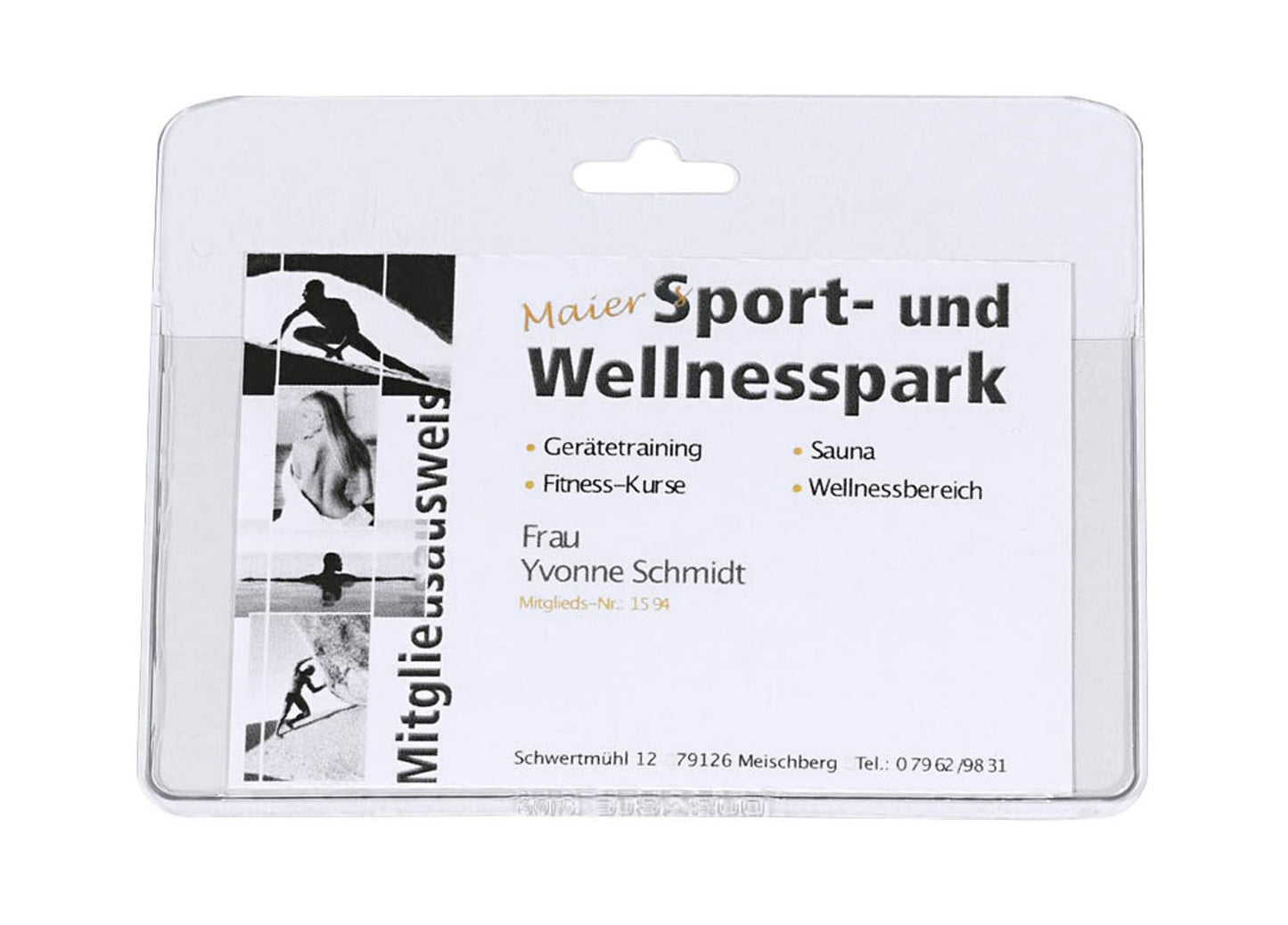 20 DURABLE Namensschilder 9,0 x 6,0 cm