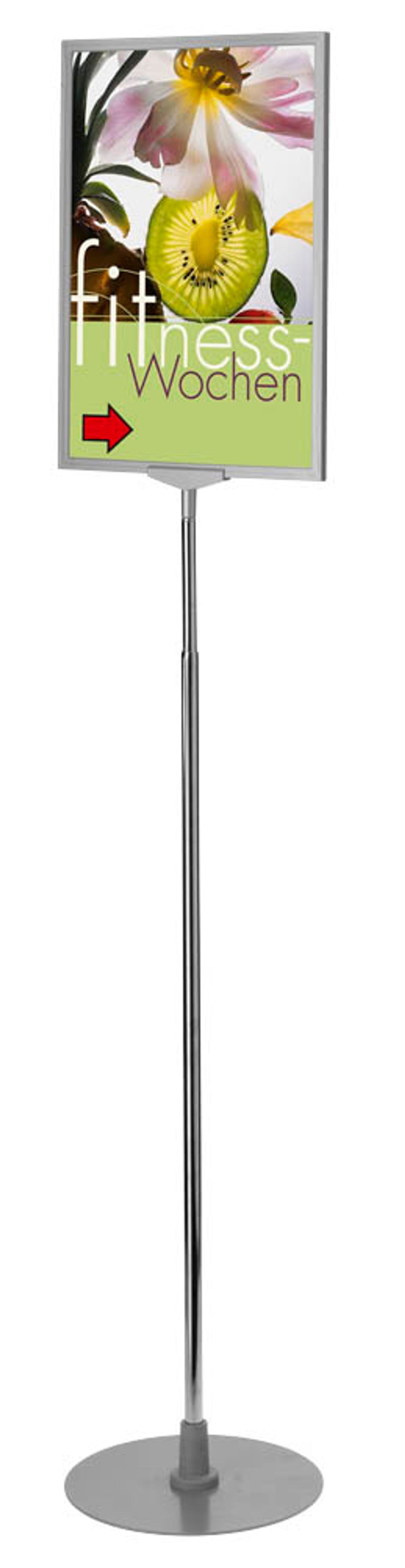 LMG Infoständer Exclusiv silber