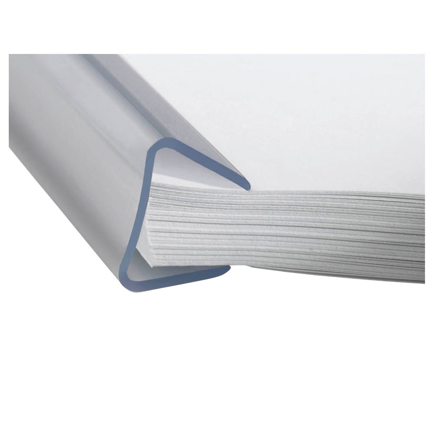DURABLE Klemmschienen transparent DIN A4 | 291219 | 1 Pack = 25 St.