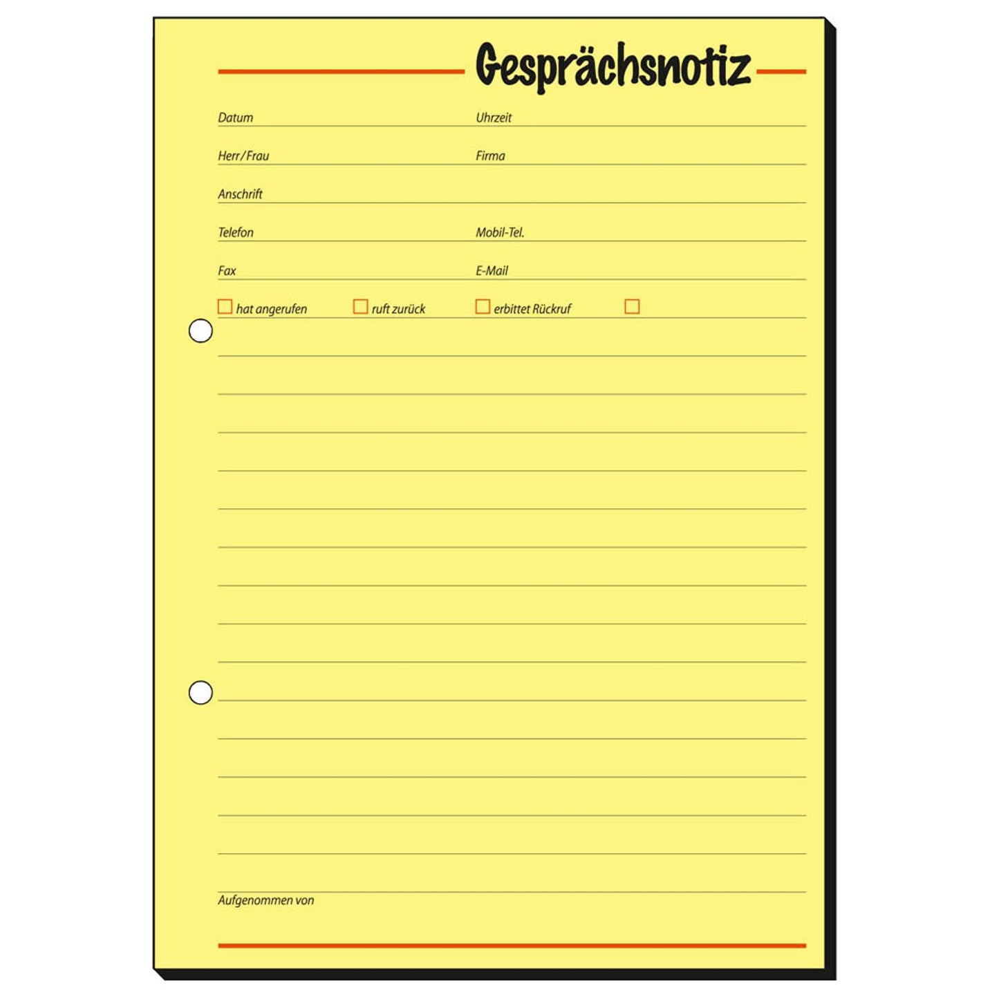 SIGEL Gesprächsnotiz Formularbuch | GE513