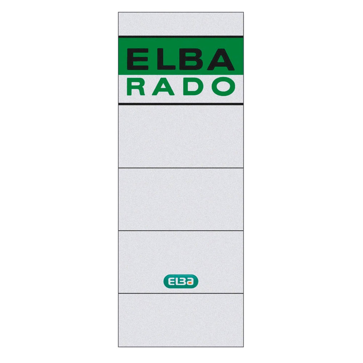 ELBA Ordneretiketten weiß für 7,5 cm Rückenbreite | 100420955 | 1 Pack = 10 St.