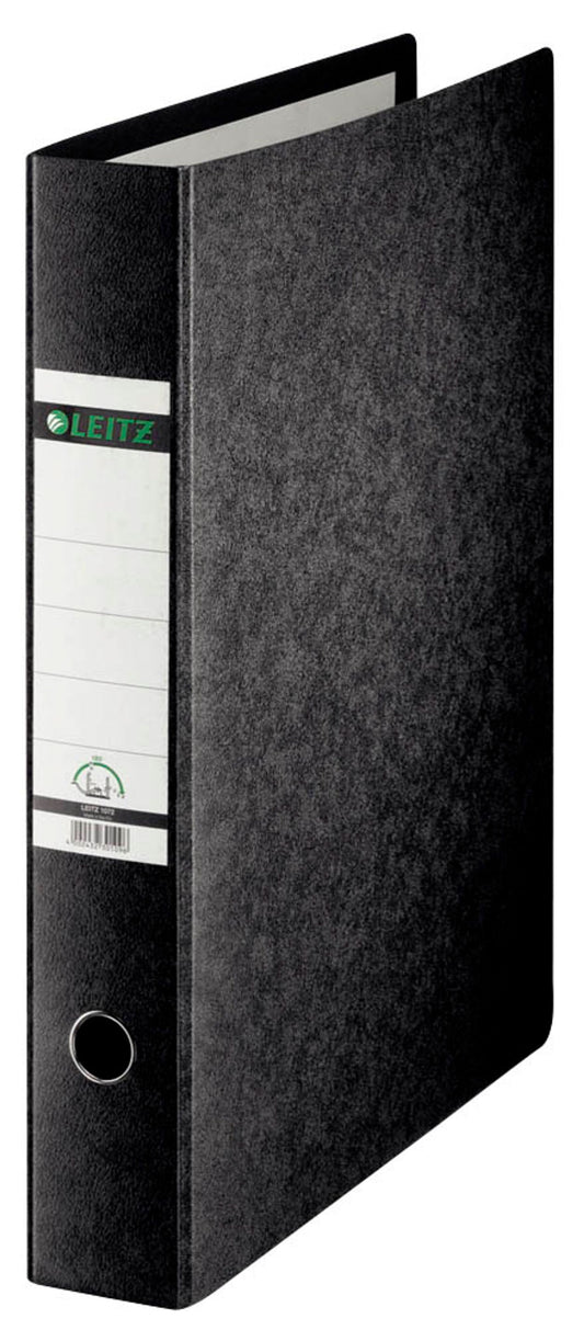 LEITZ 1072 Ordner schwarz marmoriert Karton 7,8 cm DIN A3