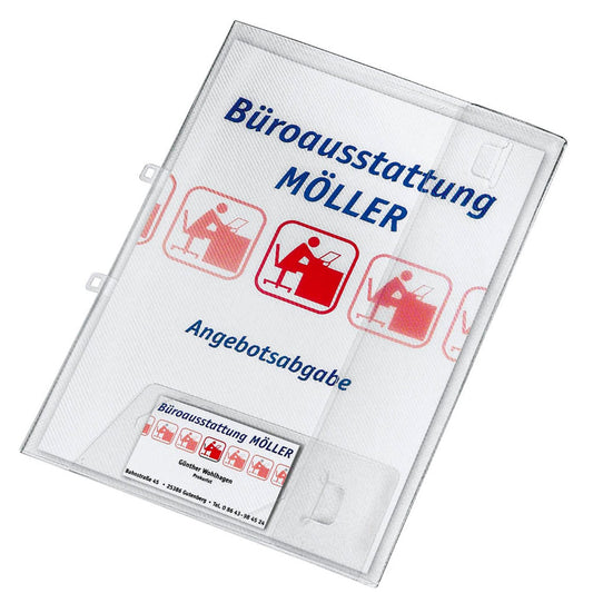 VELOFLEX Angebotsmappe Crystal DIN A4 transparent | 4441290