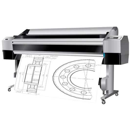 dots Plotterpapier CAD Color 90 g/qm 610,0 mm x 50,0 m | CAD COLOR 610X 50 90G | 1 Pack = 3 Rollen
