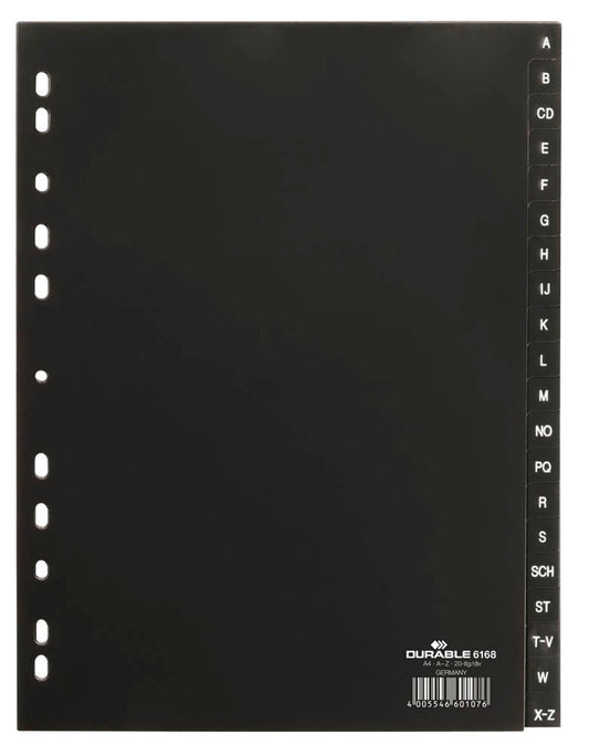 DURABLE Ordnerregister Vollformat A-Z 20-teilig, 1 Satz