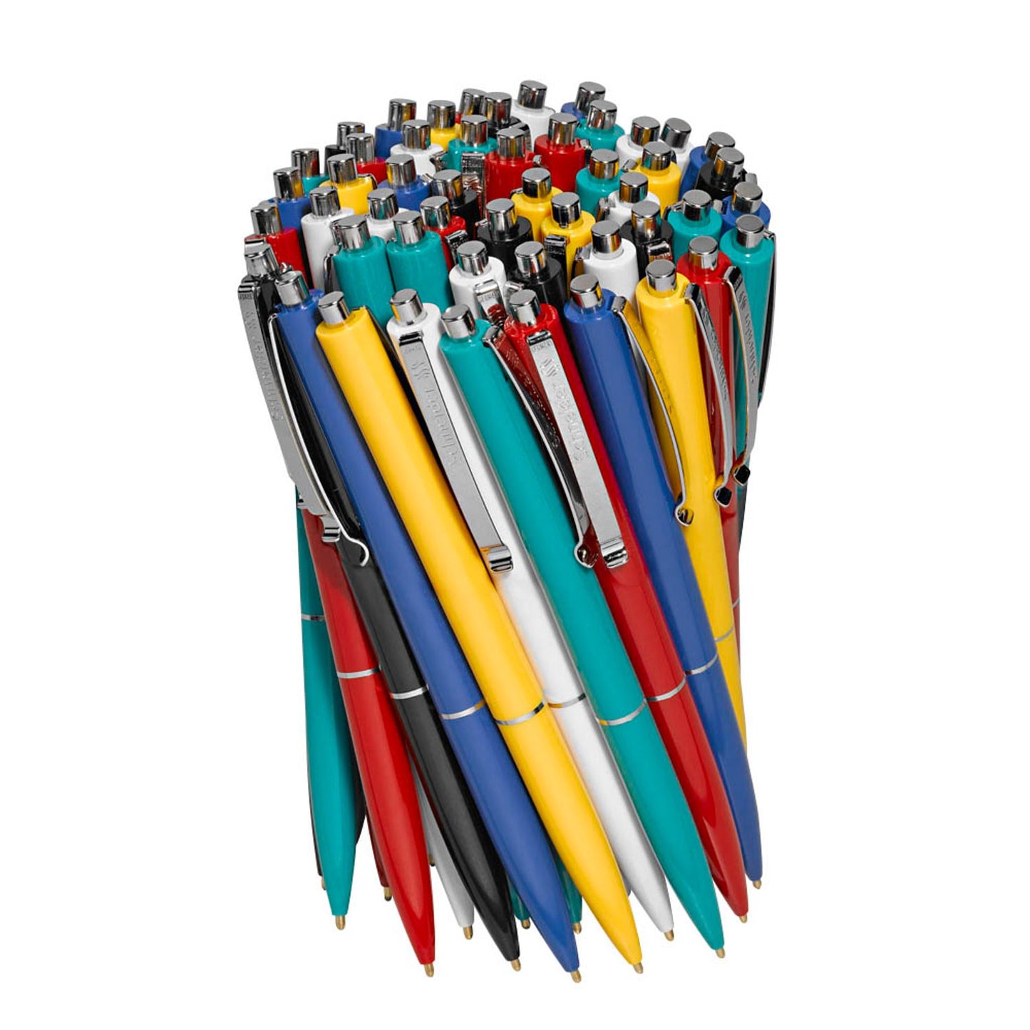 Schneider Kugelschreiber K15 farbsortiert, Schreibfarbe: blau | 3080 | 1 Pack = 50 St.