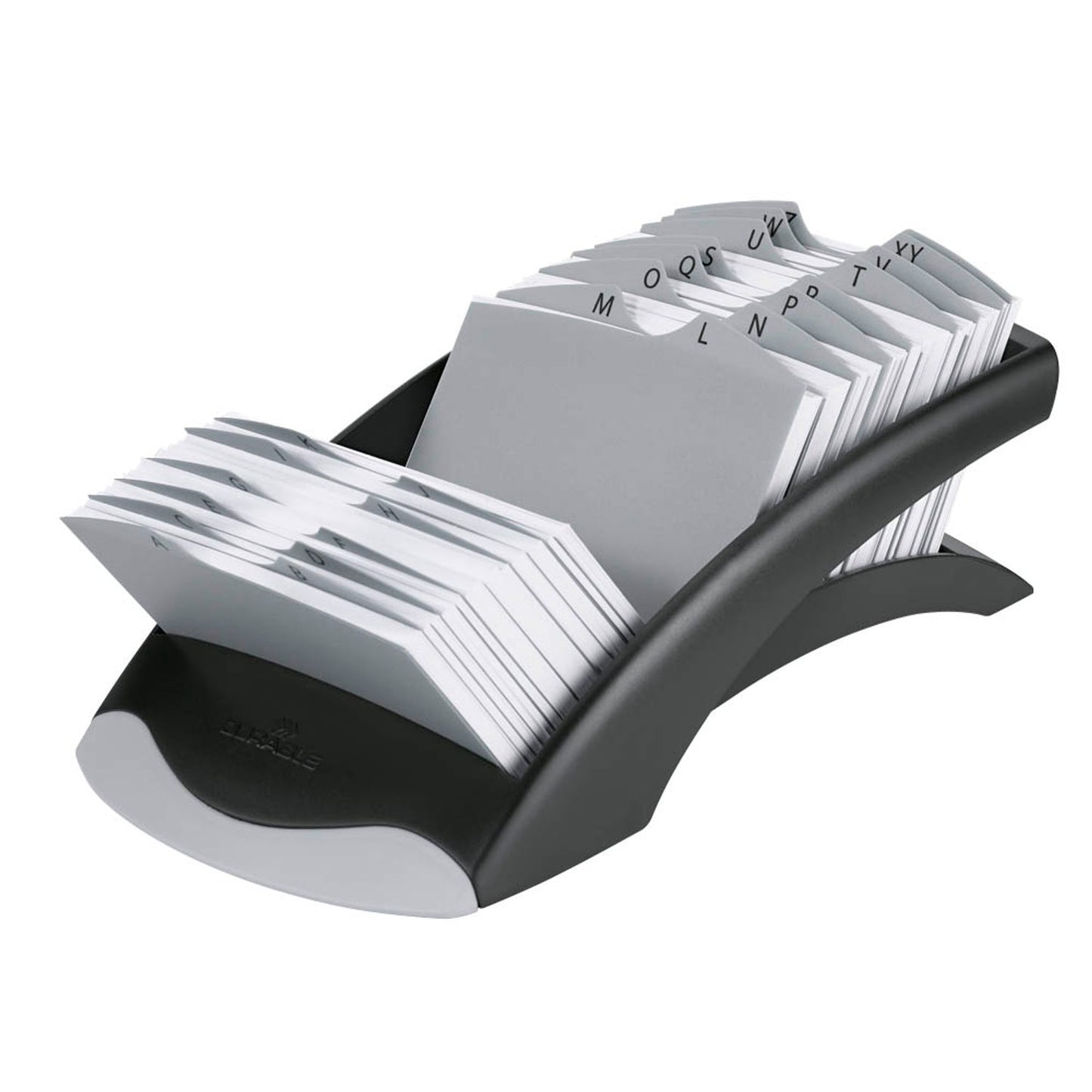 DURABLE Adresskartei Telindex desk schwarz, für 500 Adress,- Telefonkarten | 241201