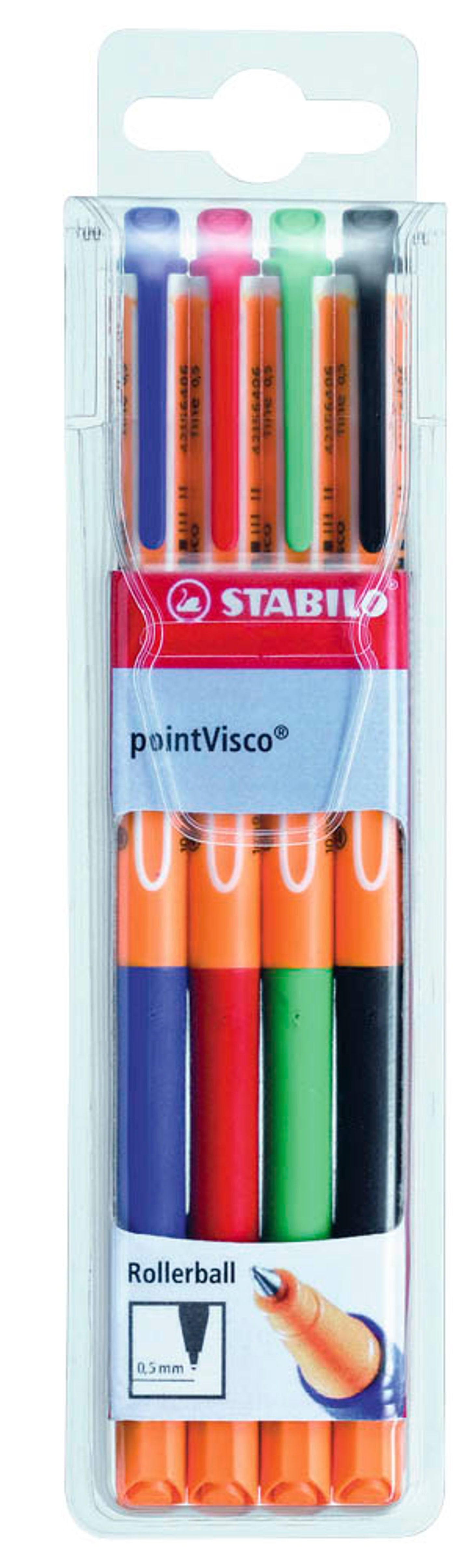 STABILO pointVisco Gelschreiber orange 0,5 mm, 10 St.