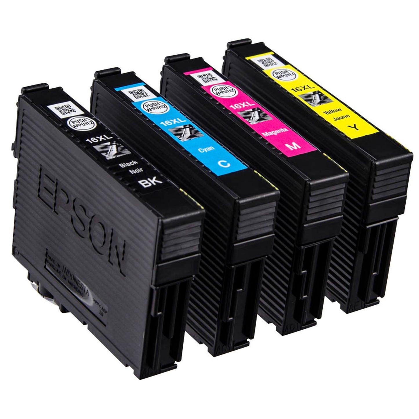 EPSON 16XL / T1636XL schwarz, cyan, magenta, gelb Druckerpatronen, 4er-Set | C13T16364012 | 1 Pack = 4 St.