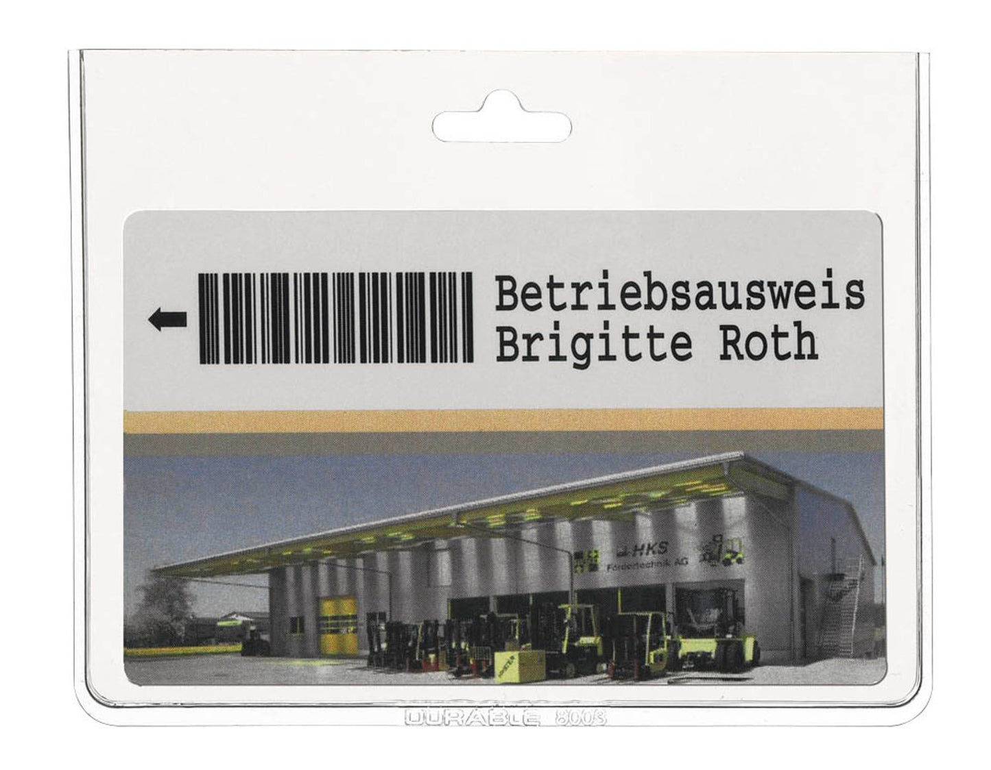 20 DURABLE Namensschilder 9,0 x 6,0 cm