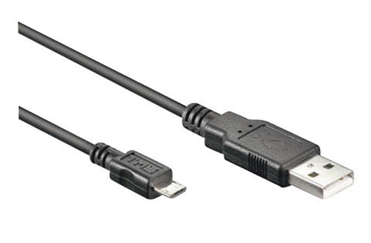 goobay USB 2.0 A/Micro USB 2.0 B Kabel schwarz, 1 St.