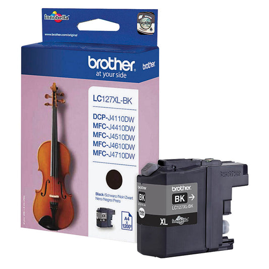 brother LC-127XLBK schwarz Druckerpatrone | LC127XLBK