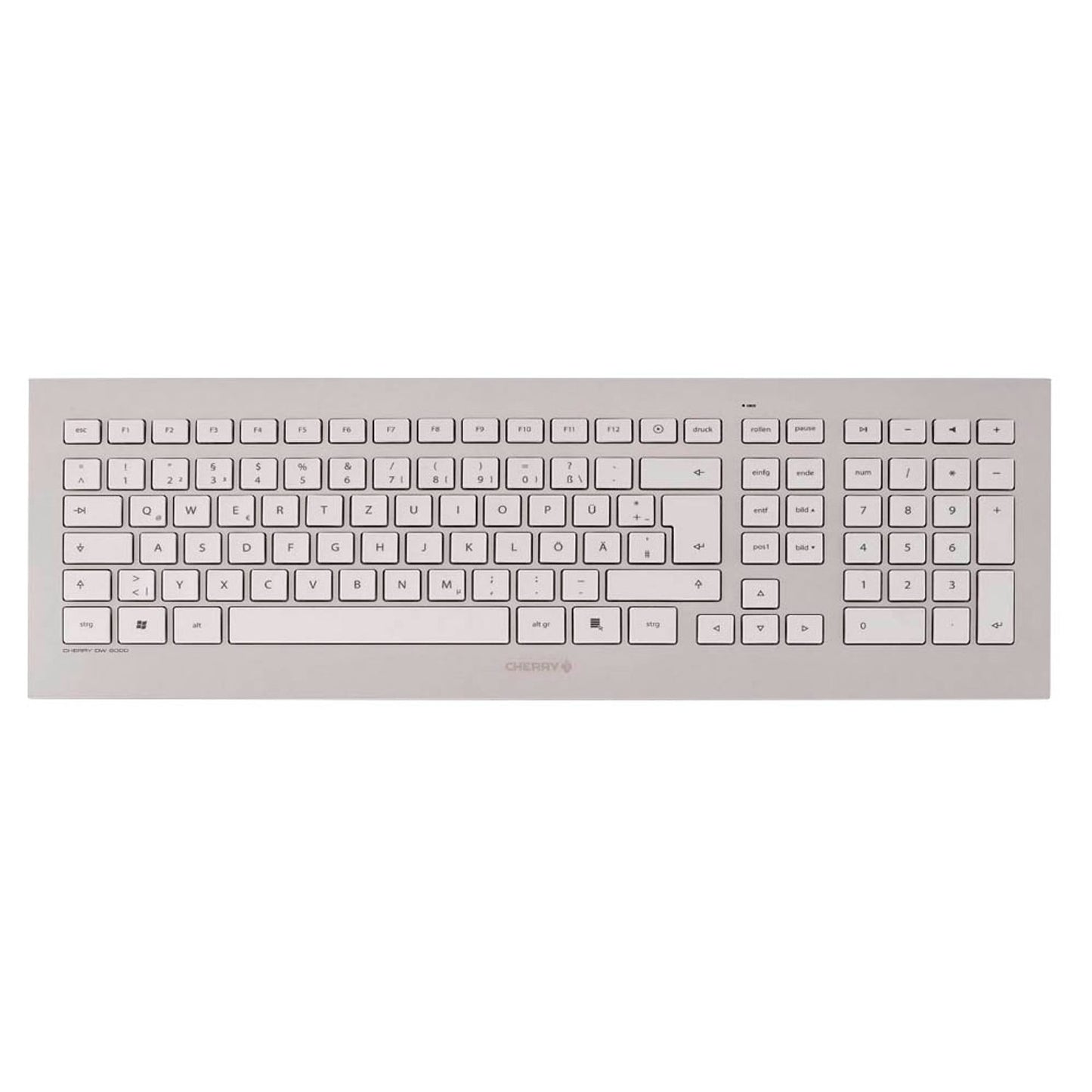 CHERRY DW 8000 Tastatur-Maus-Set kabellos weiß, silber | JD-0310DE