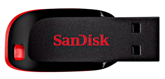 SanDisk USB-Stick Cruzer Blade schwarz, rot