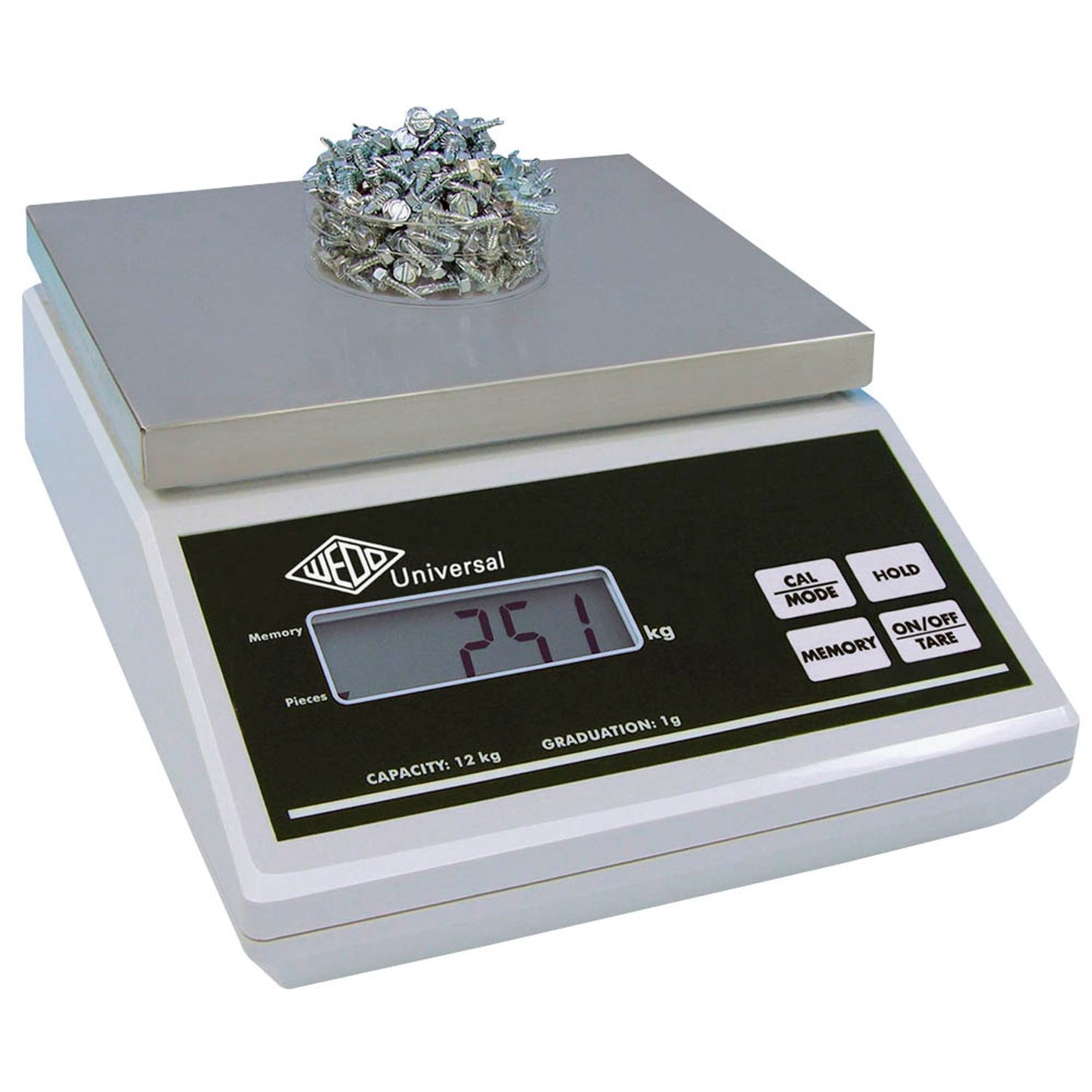 WEDO Zählwaage Universal grau für max. 12,0 kg | 507012