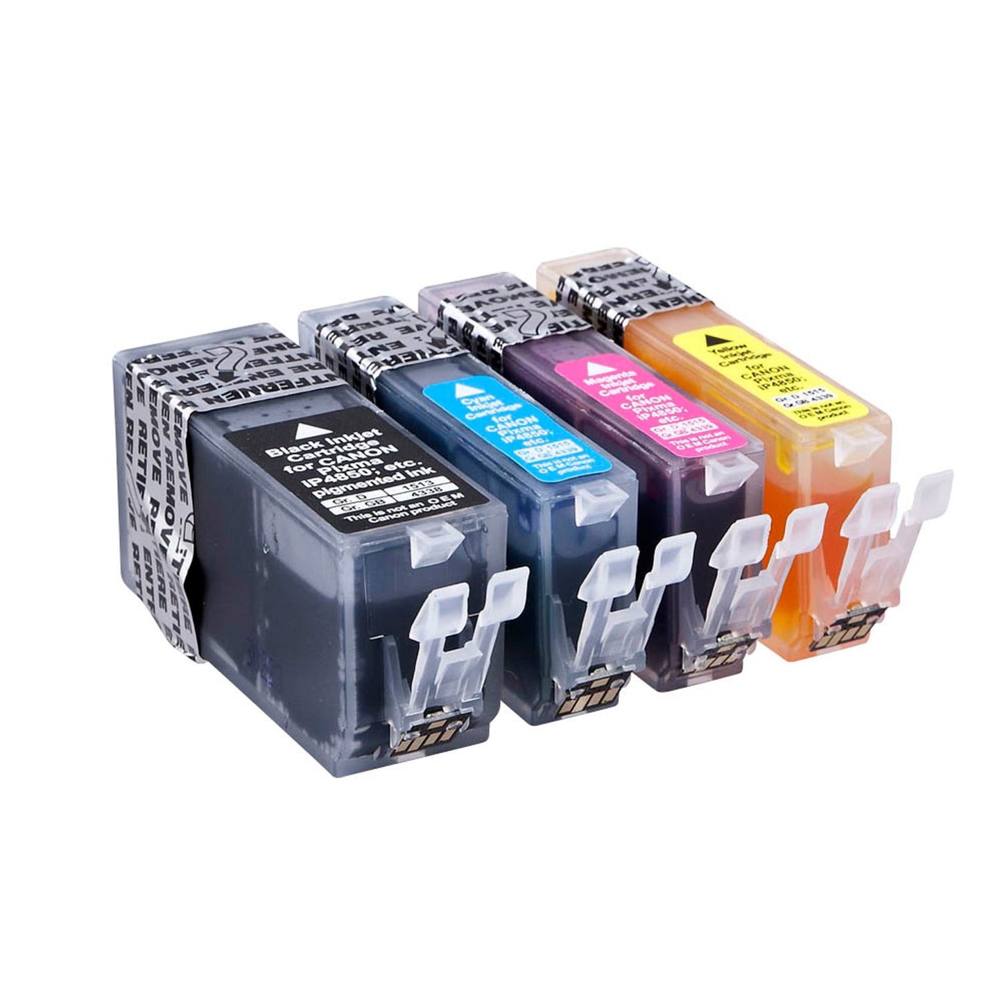 KMP C81V schwarz, cyan, magenta, gelb Druckerpatronen kompatibel zu Canon PGI-525 BK, CLI-526 C/M/Y, 4er-Set | 1513,0050 | 1 Pack = 4 St.