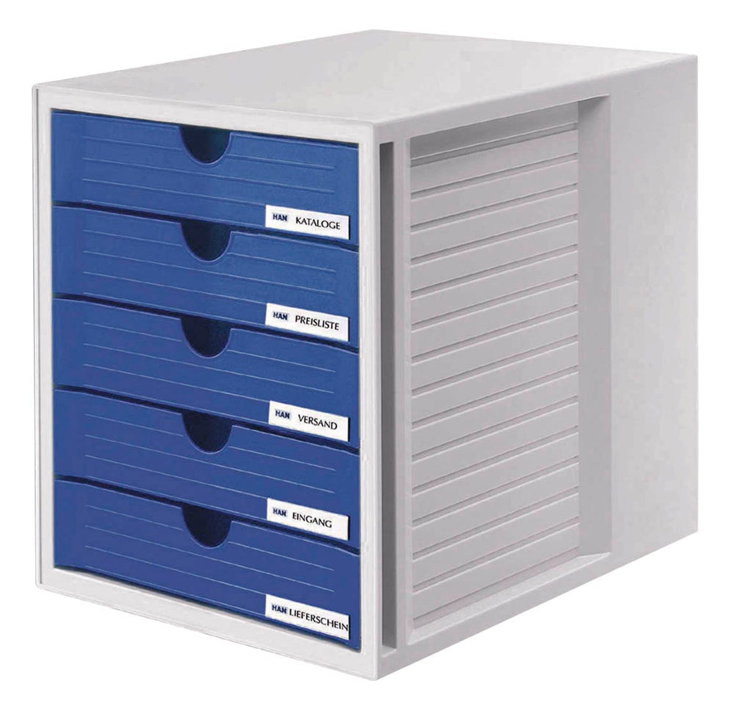 HAN Schubladenbox System-Box, DIN C4 mit 5 Schubladen