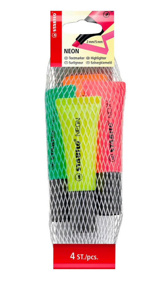 STABILO NEON Textmarker