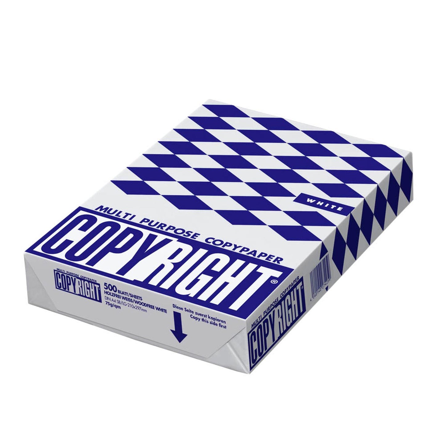 COPYRIGHT Kopierpapier DIN A4 75 g/qm | 1098 | 1 Pack = 500 Blatt