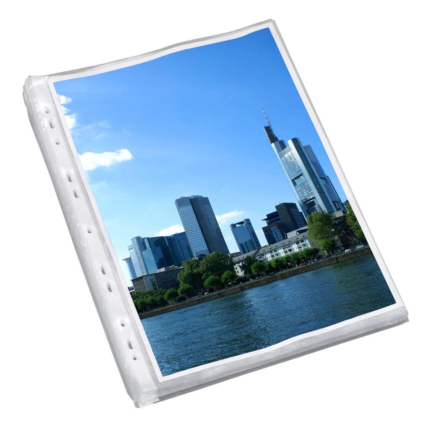 Gera-Folien Prospekthüllen DIN A4 transparent genarbt 0,05 mm | 070-0705-004-001 | 1 Pack = 100 St.