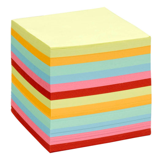 folia Notizzettel geleimt farbsortiert 9,0 x 9,0 cm, ca | 8812