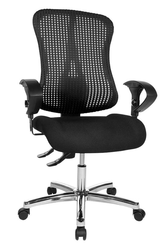 Topstar Bürostuhl Sitness® 90, Stoff, Gestell chrom