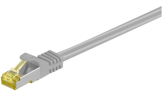 goobay RJ-45 Netzwerkkabel grau bis zu 10,00 Gbit/Sek. bis zu 500 MHz, 1 St.