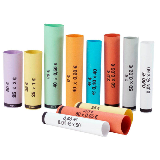 ratiotec Münzhülsen | 37091 | 1 Pack = 80 St.
