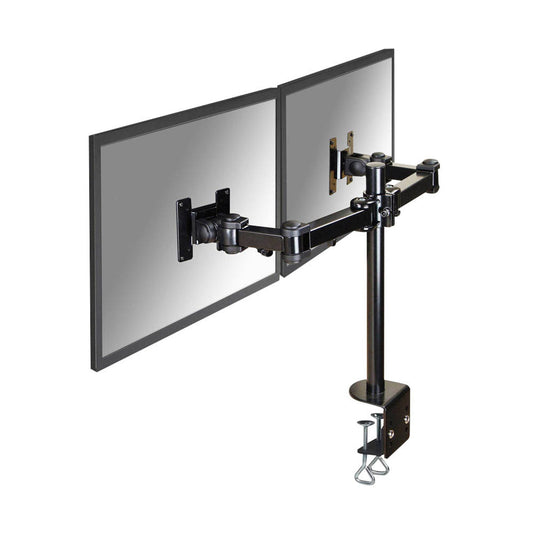 Neomounts Monitor-Halterung schwarz für 2 Monitore, Tischklemme | FPMA-D960D