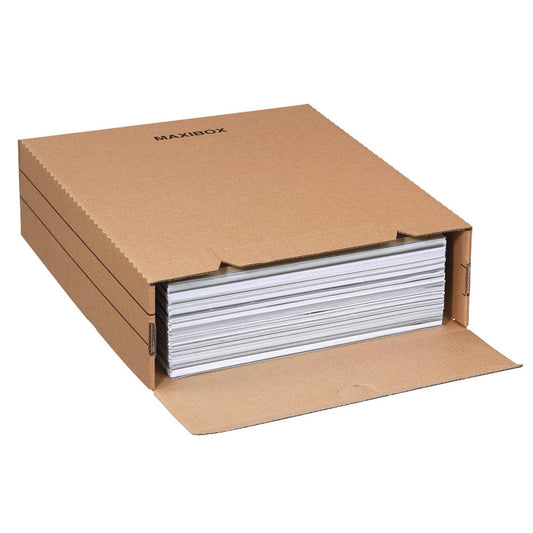 Top-Print Archivboxen braun 24,4 x 32,1 x 8,5 cm | 555K25 | 1 Pack = 25 St.
