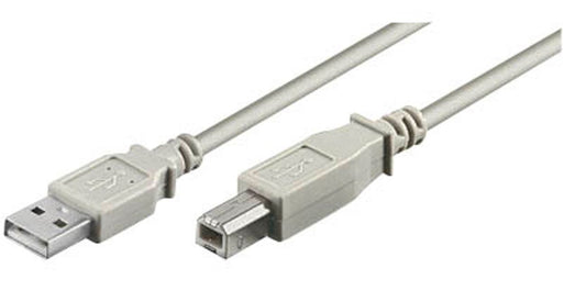 goobay USB 2.0 A/USB 2.0 B Kabel grau, 1 St.