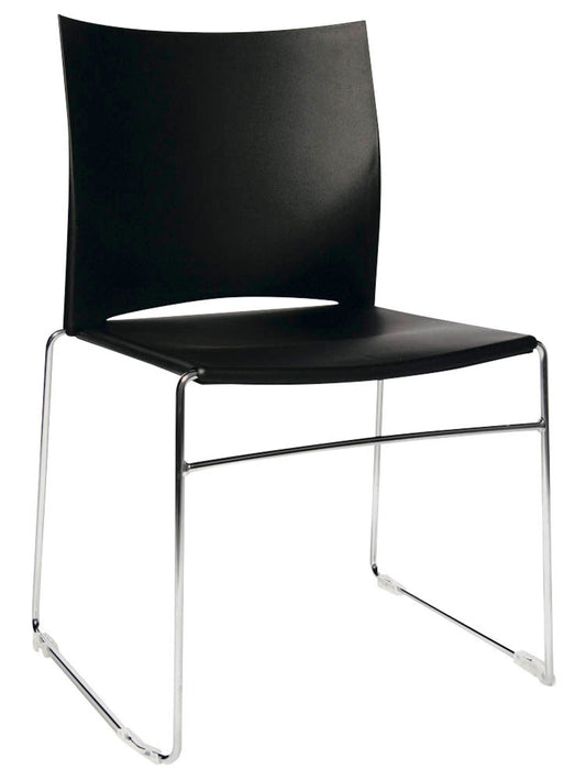 4 Topstar Besucherstühle W-Chair Kunststoff