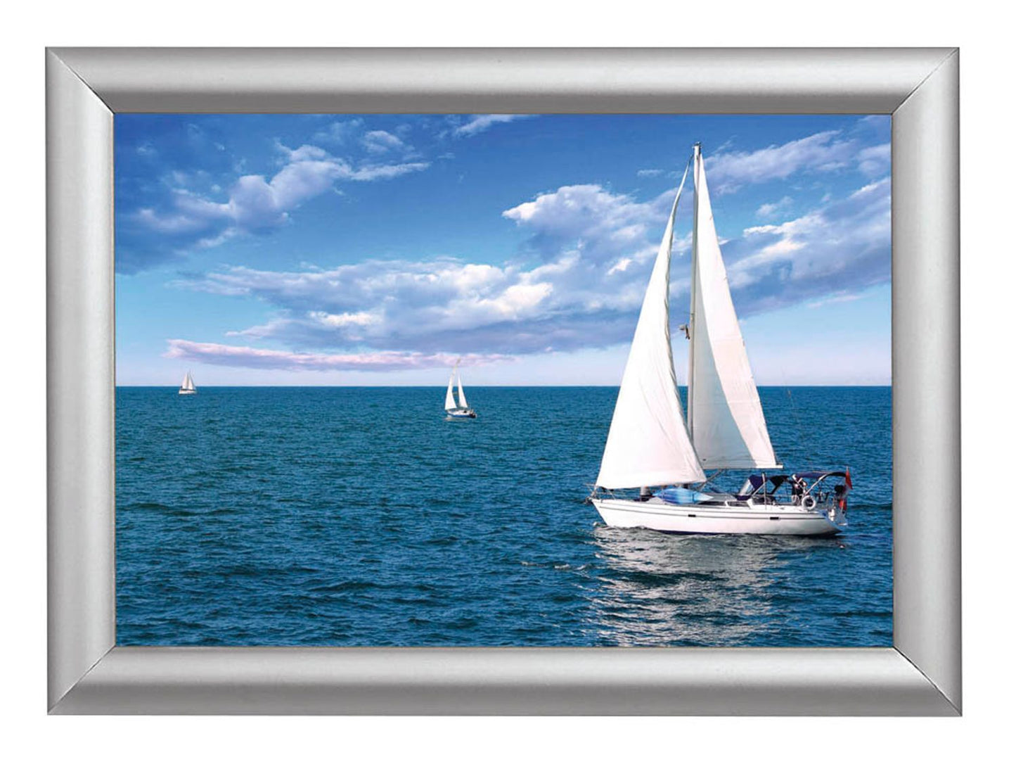 Showdown® Displays  Klapprahmen silber