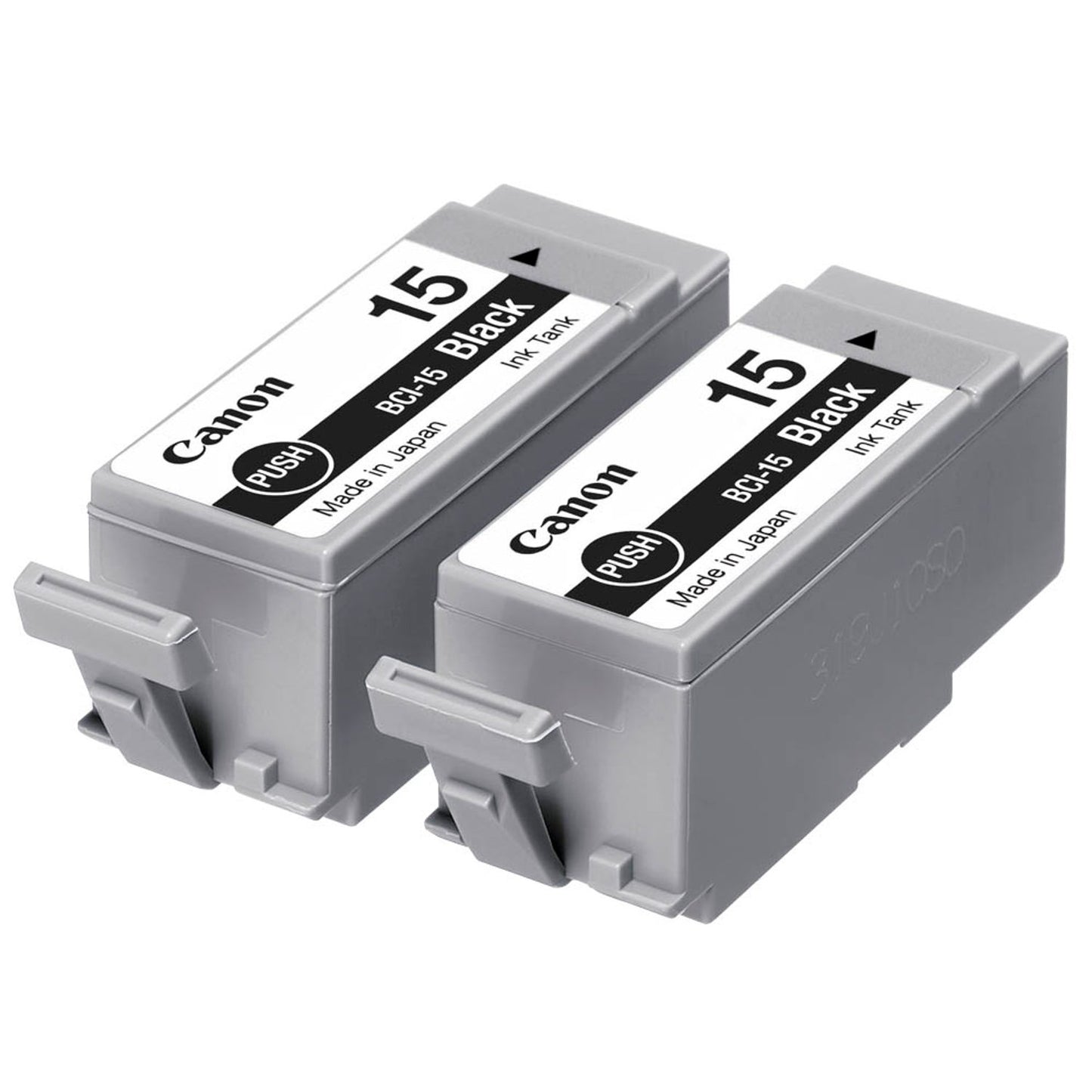 Canon 2x BCI-15 BK schwarz Druckerpatronen, 2er-Set | 8190A002 | 1 Pack = 2 St.