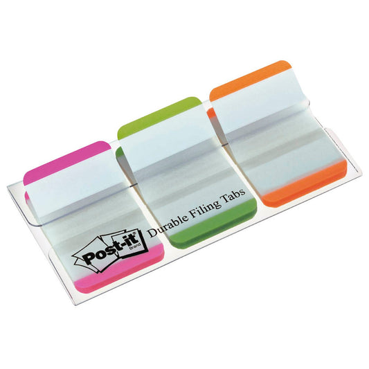 Post-it® Index Strong Haftmarker farbsortiert 3x 22 Streifen | 686L-PGO | 1 Pack = 3x 22 Streifen
